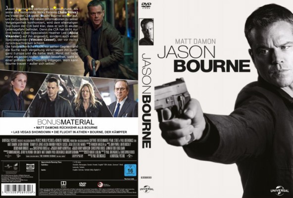 poster BOURNE5 - Jason Bourne  (2016)
